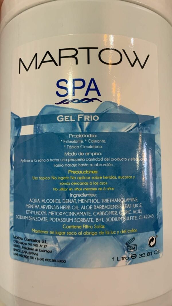 GEL FRIO SPA 1L MARTOW