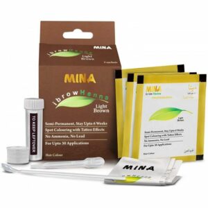 PACK HENNA LIGHT BROWN 3 UNID MINA
