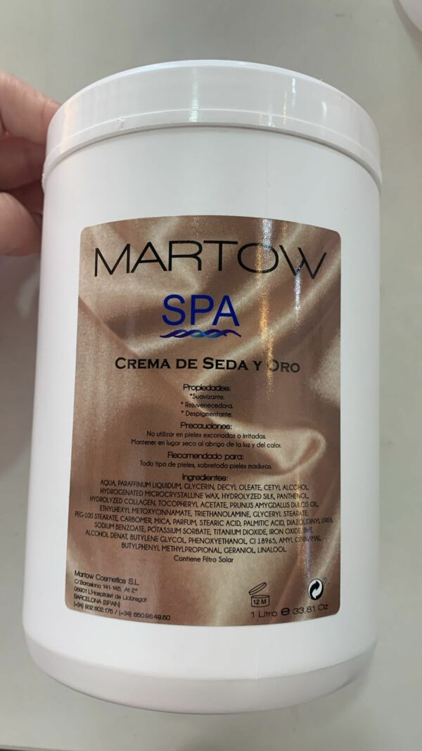 CREMA DE SEDA Y ORO 1L MARTOW