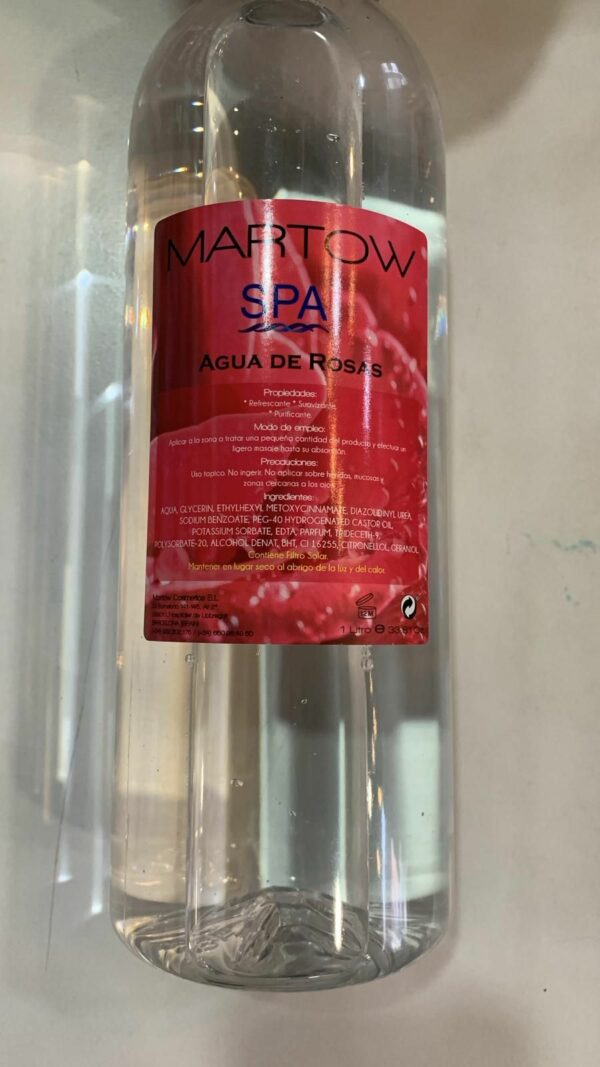 AGUA DE ROSAS 1L MARTOW