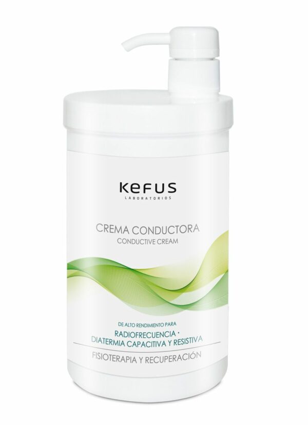 CREMA CONDUCTORA REDIOFRECUENCIA FISIOTERAPIA 1000ML KEFUS