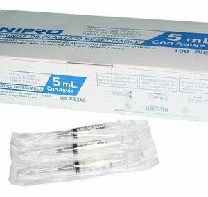 JERINGAS DE 5ML 100PCS CALVO IZQUIERDO