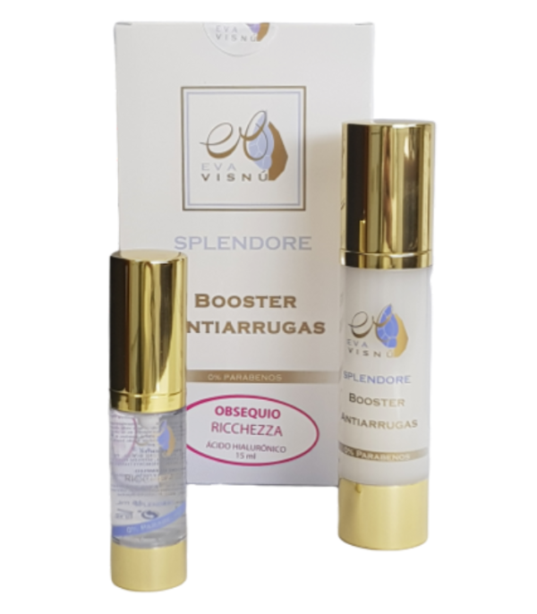 PACK BOOSTER ANTIARRUGAS 50ML + RICCHEZZA 15ML EVA VISNÚ