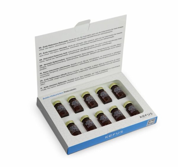 ÁCIDO HIALURÓNICO RETICULADO 10X5ML KEFUS