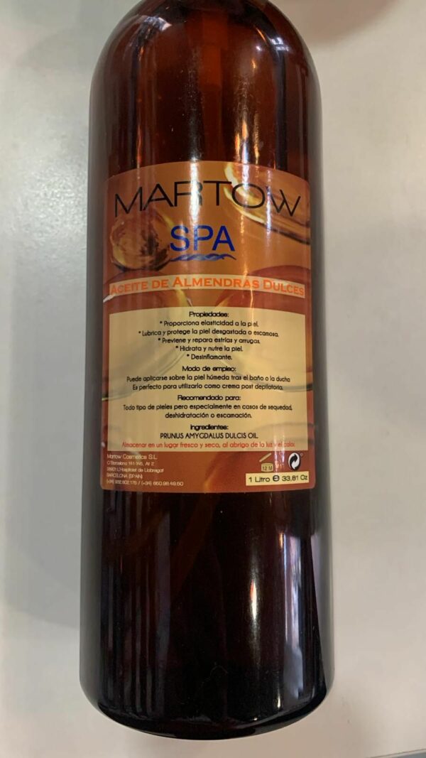 ACEITE ALMENDRAS DULCES 1L MARTOW