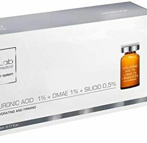VIALES HYALURONIC ACID 1% DMAE 1% ORGANIC SILICON 0,5% 5ML INLAB